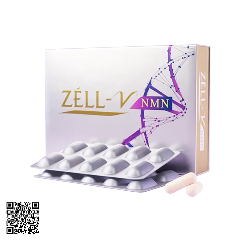 Viên Uống Trẻ Hoá Làn Da ZELL-V NMN Hộp 30 Viên
