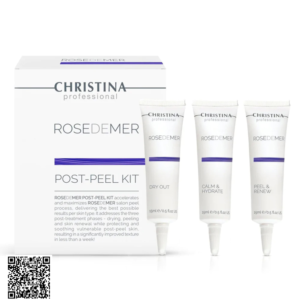 Gel Làm Mềm Phục Hồi Da Sau Peel Christina Rose De Mer Post-Peel Kit 3 Tuýp/Hộp
