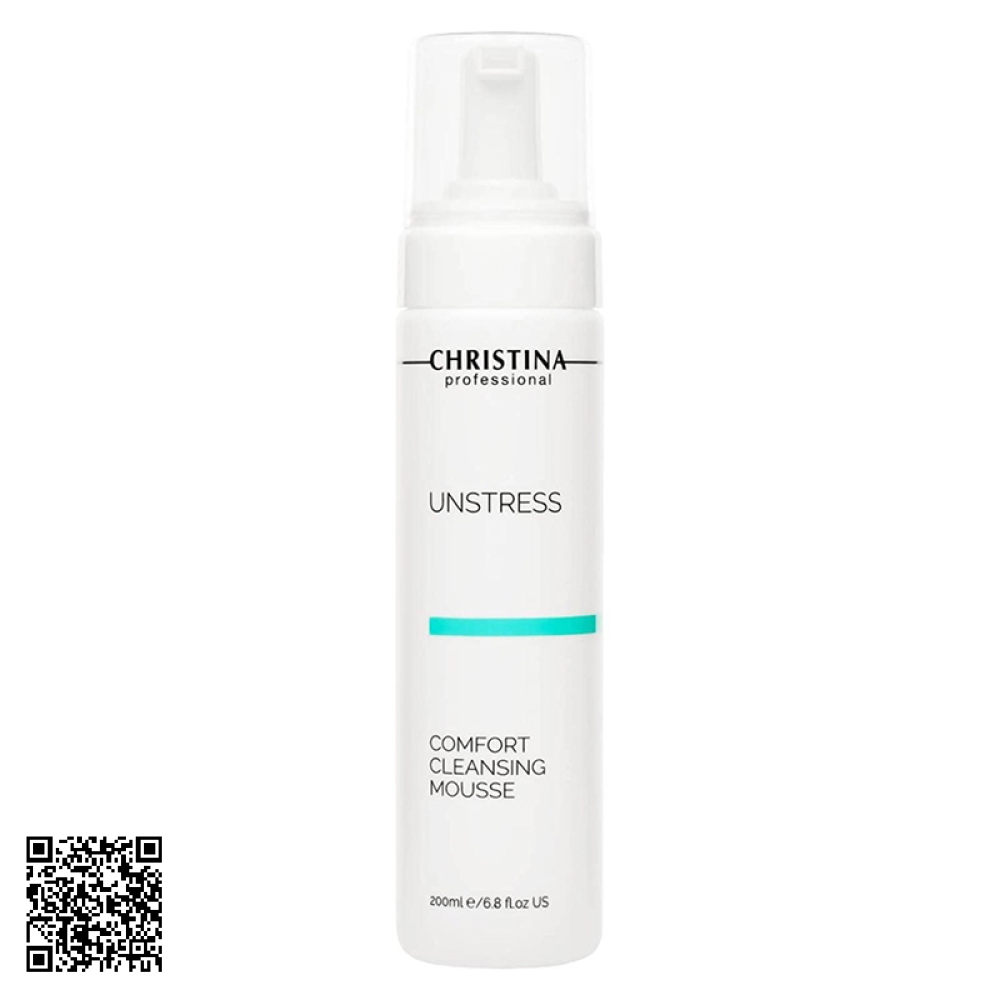 Sữa Rửa Mặt Christina Unstress Comfort Cleansing Mousse 200ml