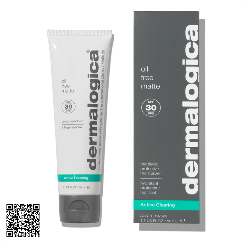 Kem Chống Nắng Cho Da Dầu mụn Dermalogica Oil Free Matte SPF30 Từ Mỹ 50ml