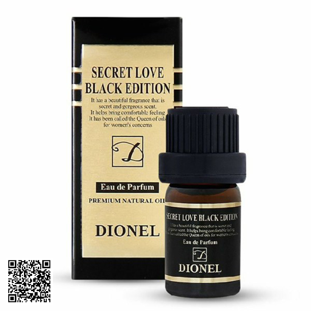 Nước Hoa Vùng Kín Dionel Secret Love Black Edition Từ Hàn Quốc 5ml