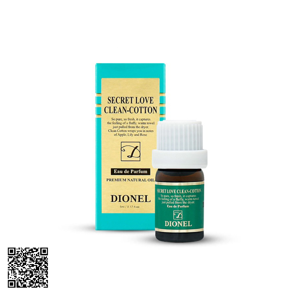 Nước Hoa Vùng Kín Dionel Secret Love Clean Cotton Từ Hàn Quốc 5ml