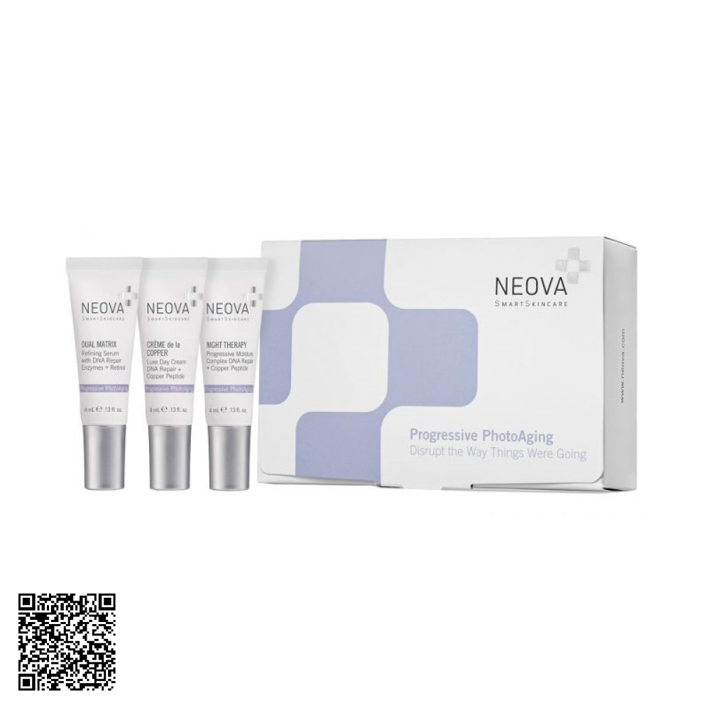 Bộ Kit Điều Trị Lão Hoá Da Sớm Neova Progressive PhotoAging Từ Mỹ 3 Tuýp/Hộp