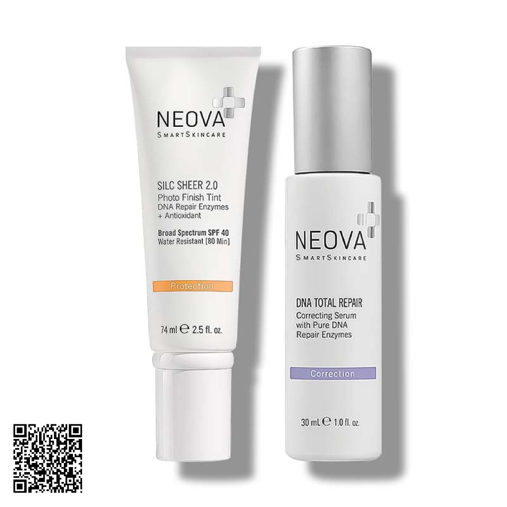 Bộ Đôi Phục Hồi Ngăn Ngừa Lão Hoá Da Neova Power Couple Từ Mỹ 2 Tuýp/Hộp