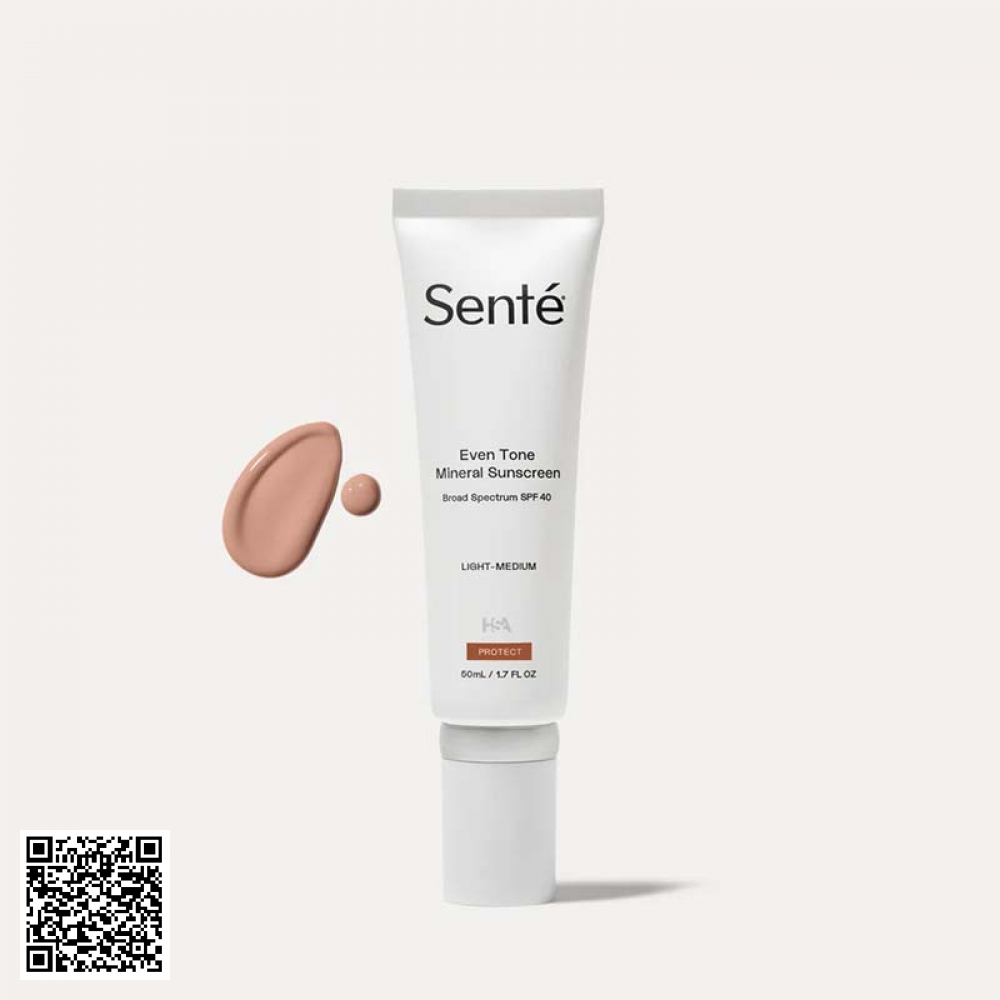Kem Chống Nắng Sente Even Tone Mineral Sunscreen SPF 40 Light Medium Từ Mỹ 