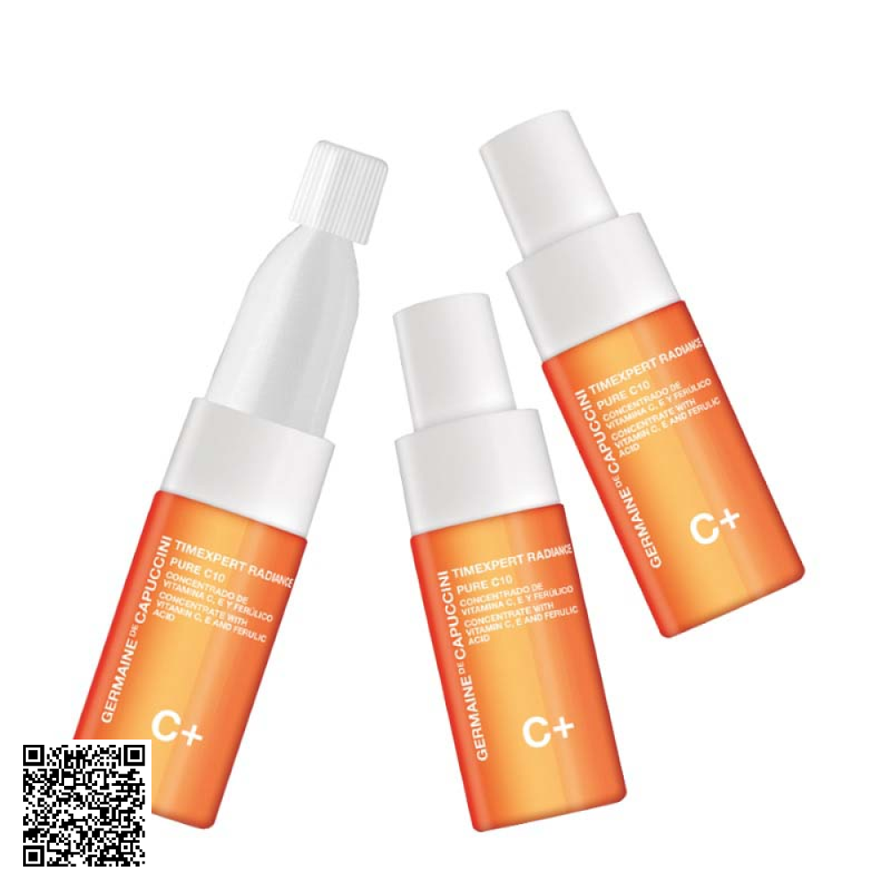 Serum Vitamin C Đông Khô Germaine De Capuccini Timexpert Radiance C+ Pure C10 3 Lọ/Hộp