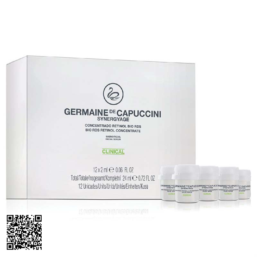 Tinh Chất Cấp Nước Nâng Cao Germaine De Capuccini Synergyage 12 Lọ/Hộp