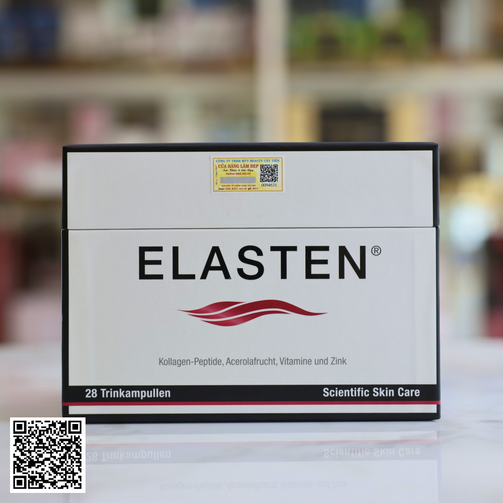 Nước Uống Collagen Elasten Scientific Skin Care Từ Đức Hộp 28 Ống