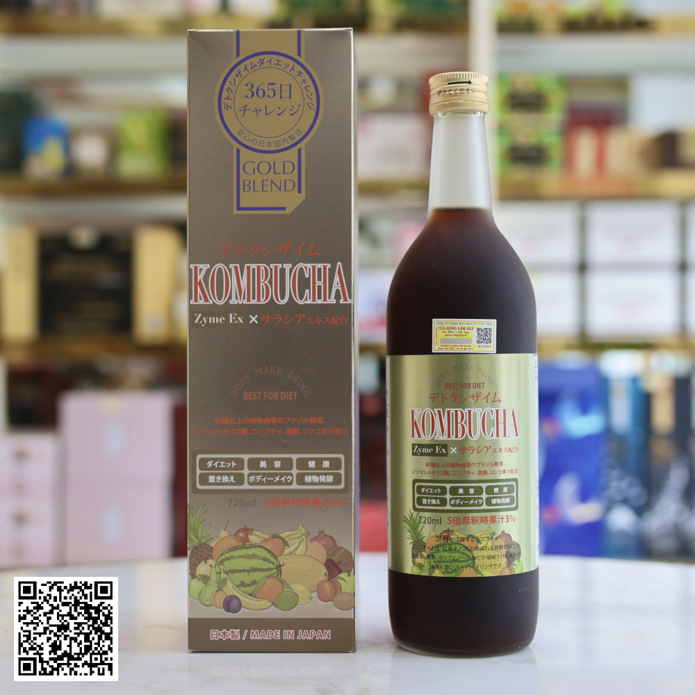 Nước Uống Detox Thải Độc Kombucha Zyme Ex Từ Nhật 720ml