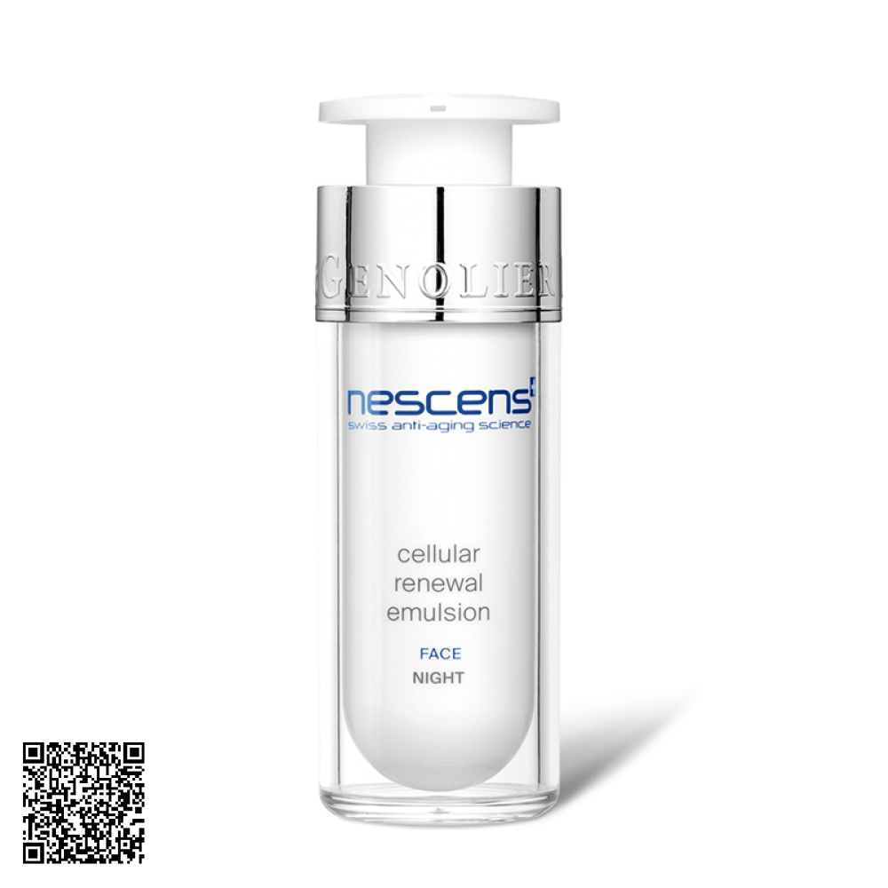 Kem Làm Mới Tế Bào Ban Đêm Nescens Cellular Renewal Emulsion Night Face Từ Thuỵ Sỹ 30ml