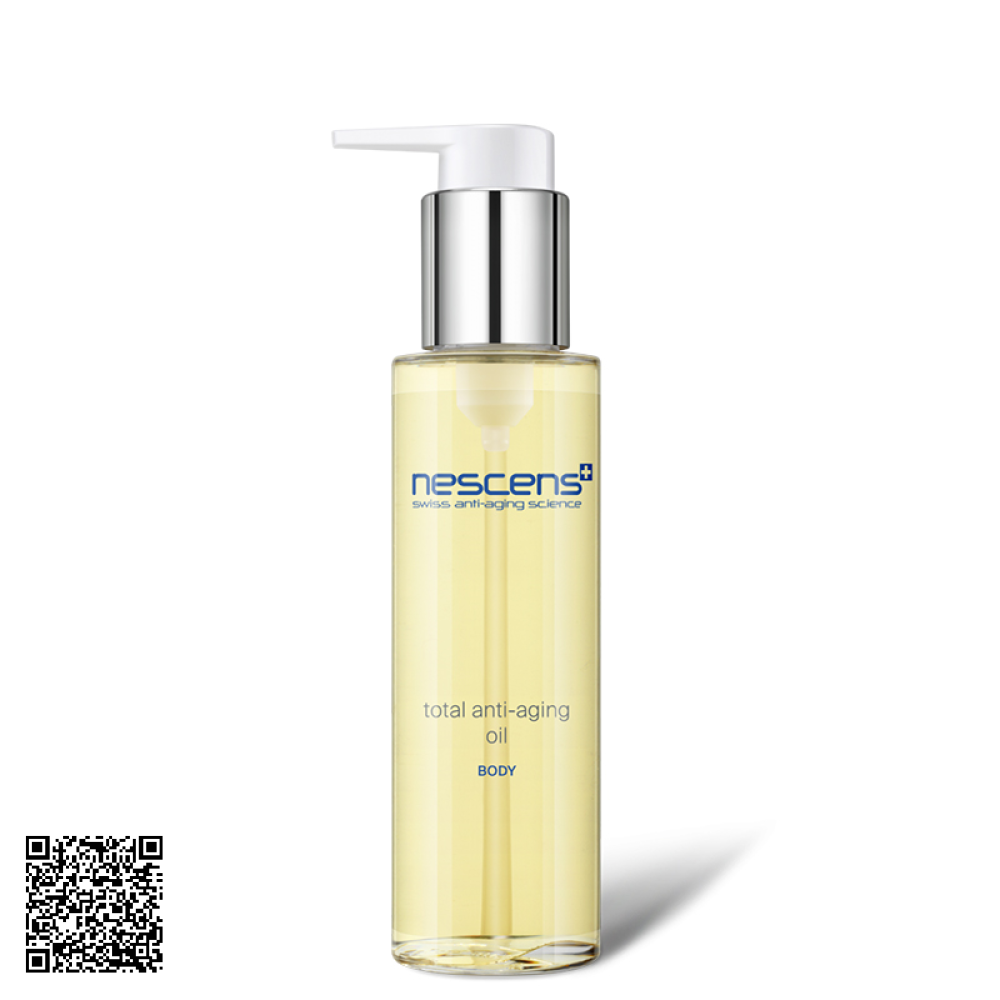 Dầu dưỡng thể Hỗ Trợ Ngừa Lão Hóa Nescens Total Anti Aging Oil Body Từ Thuỵ Sỹ 100ml