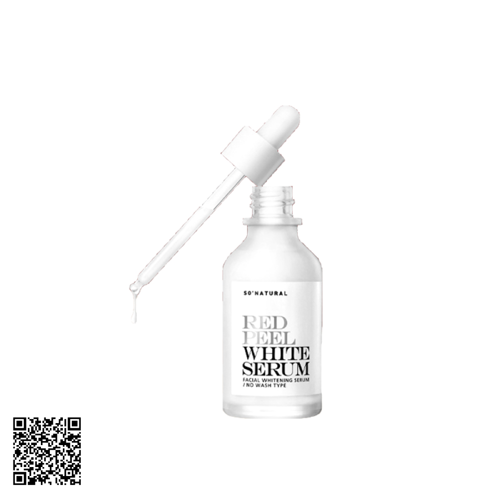 Tinh Chất Dưỡng Trắng, Ức Chế Nám SoNatural Red Peel White Serum 35ml