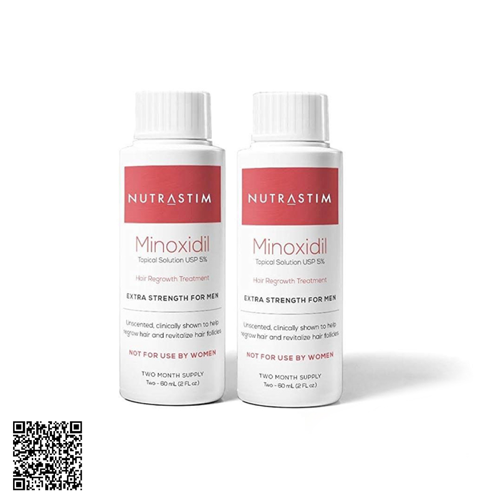 Serum Mọc Tóc Cho Nữ NutraluxeMD Nutrastim Minoxidil Hair Regrowth Treatment 2% Từ Mỹ 60ml