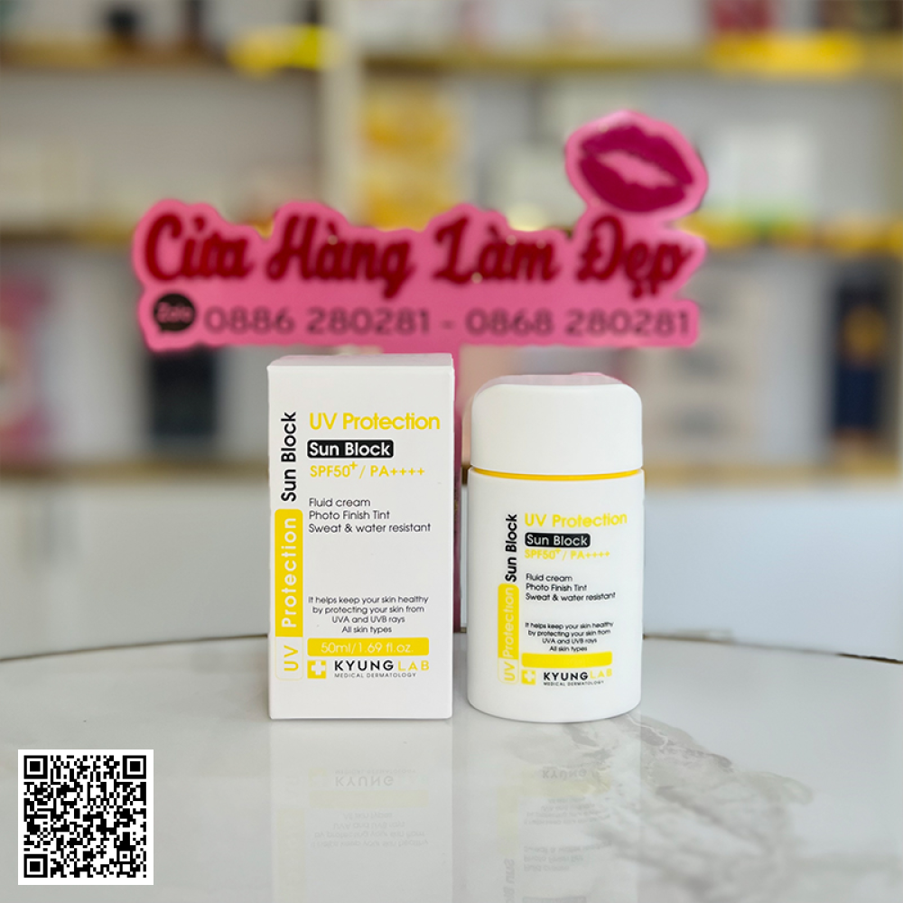 Kem Chống Nắng Kyung Lab Uv Protection Sun Block SPF50+ PA++++ Của Hàn Quốc 50ml