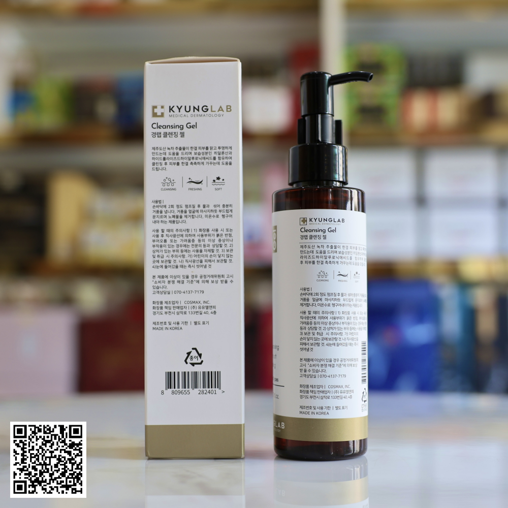 Gel Rửa Mặt Làm Sạch Sâu Kyung Lab Cleansing Gel Từ Hàn Quốc 150ml