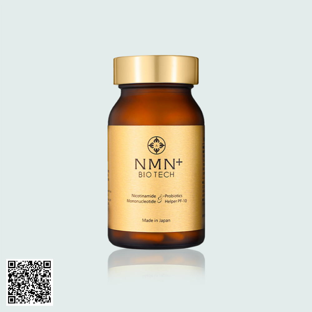 Viên Uống NMN+ BIO TECH Hỗ Trợ Hỗ Trợ Ngừa Lão Hóa, Nâng Cao Sức Khỏe Từ Nhật Bản 60 Viên