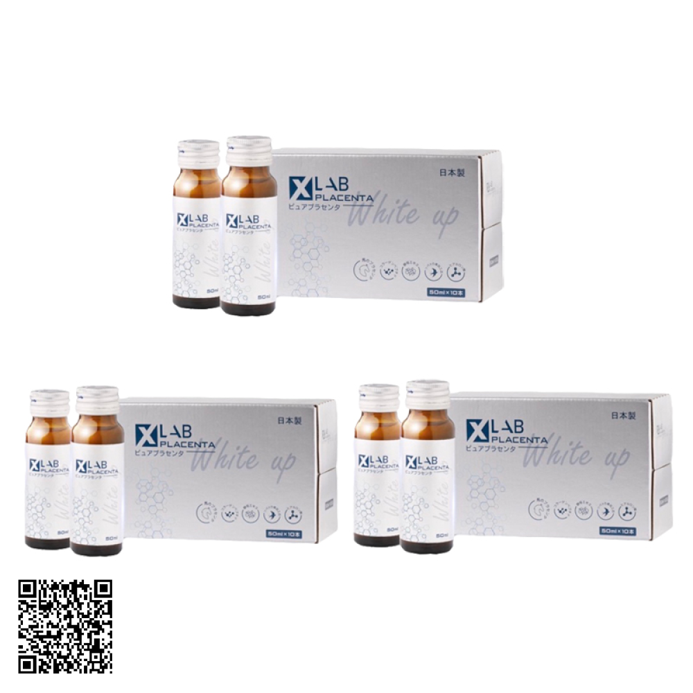 Liệu Trình Nước Uống Trắng Da Tế Bào Xlab Placenta White Up Từ Nhật 30 Chai