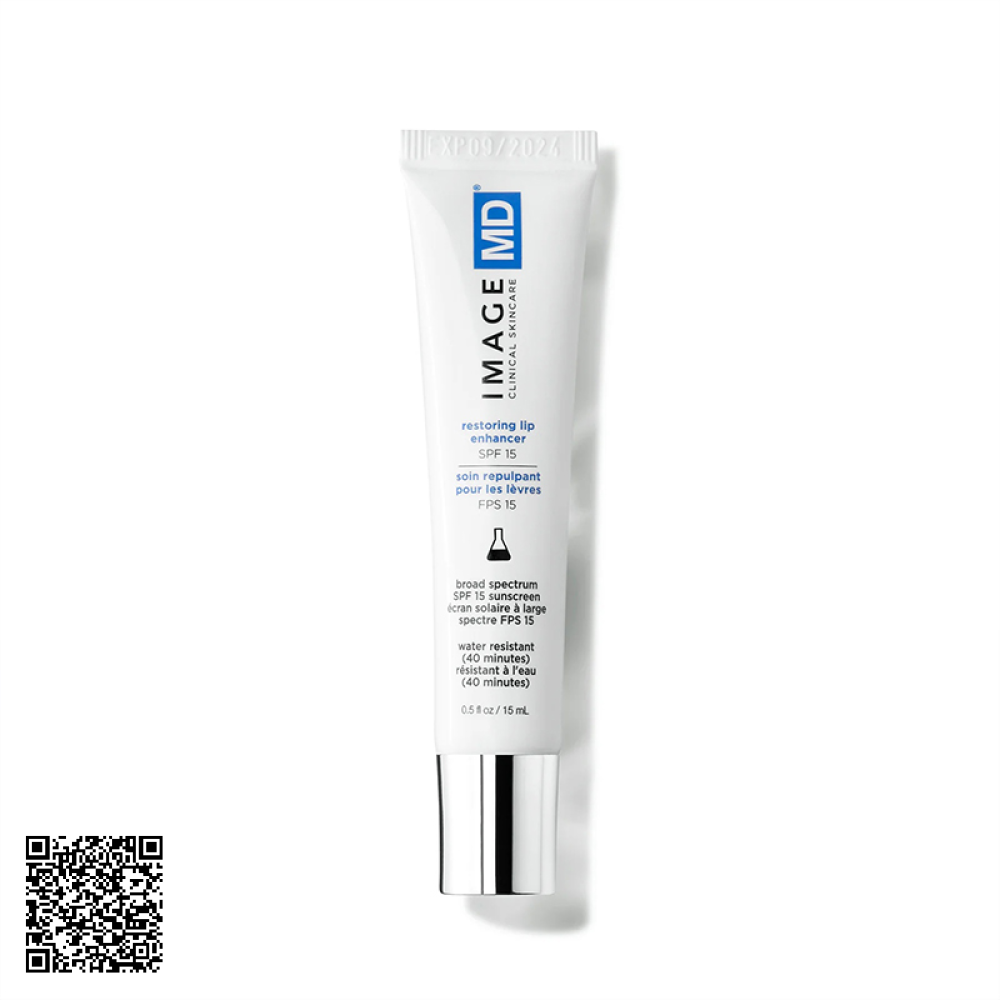 Gel Dưỡng Căng Mọng Hồng Môi Image MD Restoring Lip Enhancer SPF15 Từ Mỹ 15ml