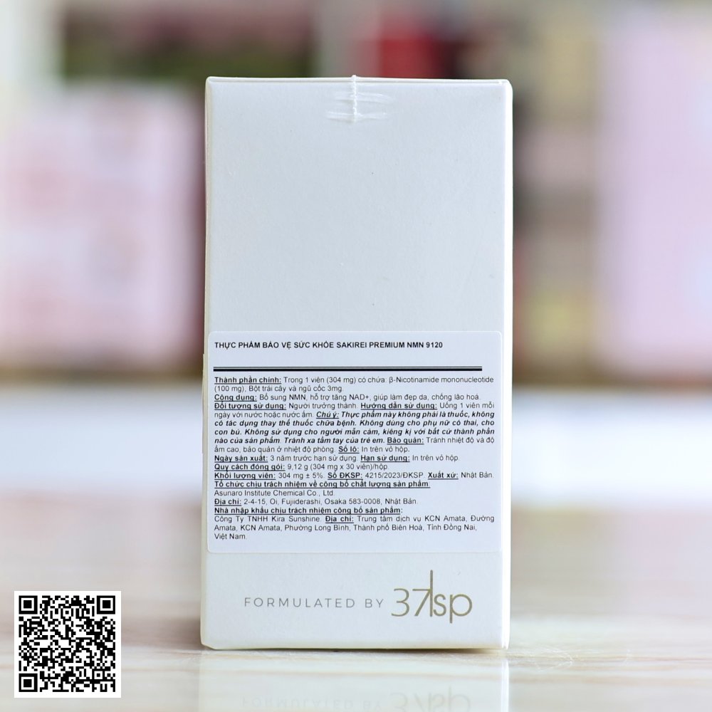 Viên Uống Bảo Vệ Sức Khoẻ Sakirei Premium NMN 9120 Từ Nhật 30 Viên