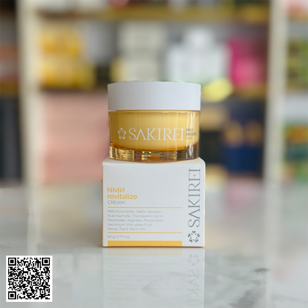 Kem Dưỡng Phục Hồi Da Sakirei NMN Revitalize Cream Từ Nhật 50g