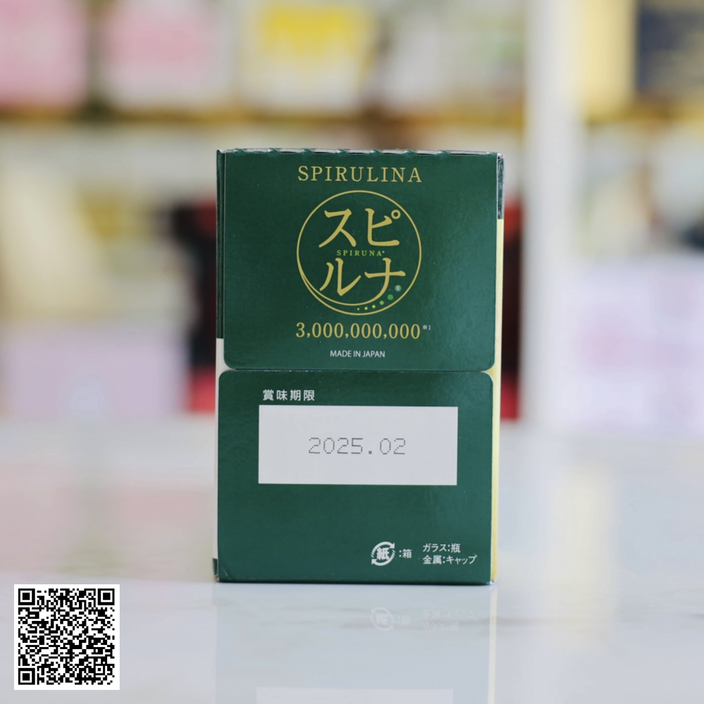 Nước Uống Siêu Vi Tảo Spirulina 300 Triệu Hayari  Từ Nhật Hộp 10 Chai