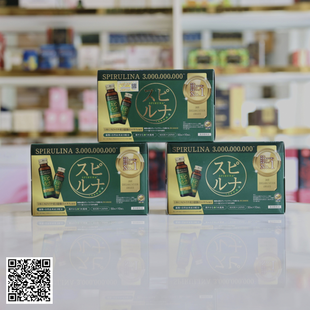 Nước Uống Siêu Vi Tảo Hayari Spirulina 300 Triệu Từ Nhật Liệu Trình 1 Tháng