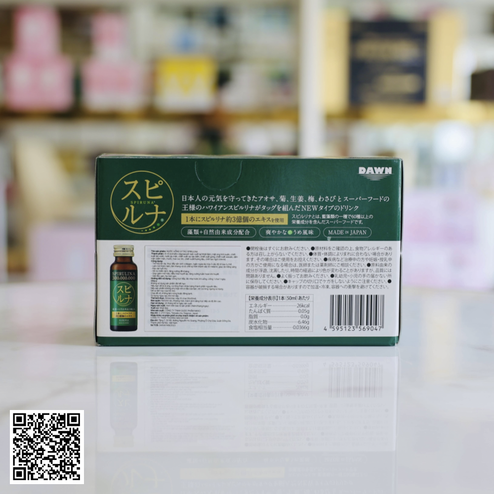Nước Uống Siêu Vi Tảo Hayari Spirulina 300 Triệu Từ Nhật Liệu Trình 1 Tháng