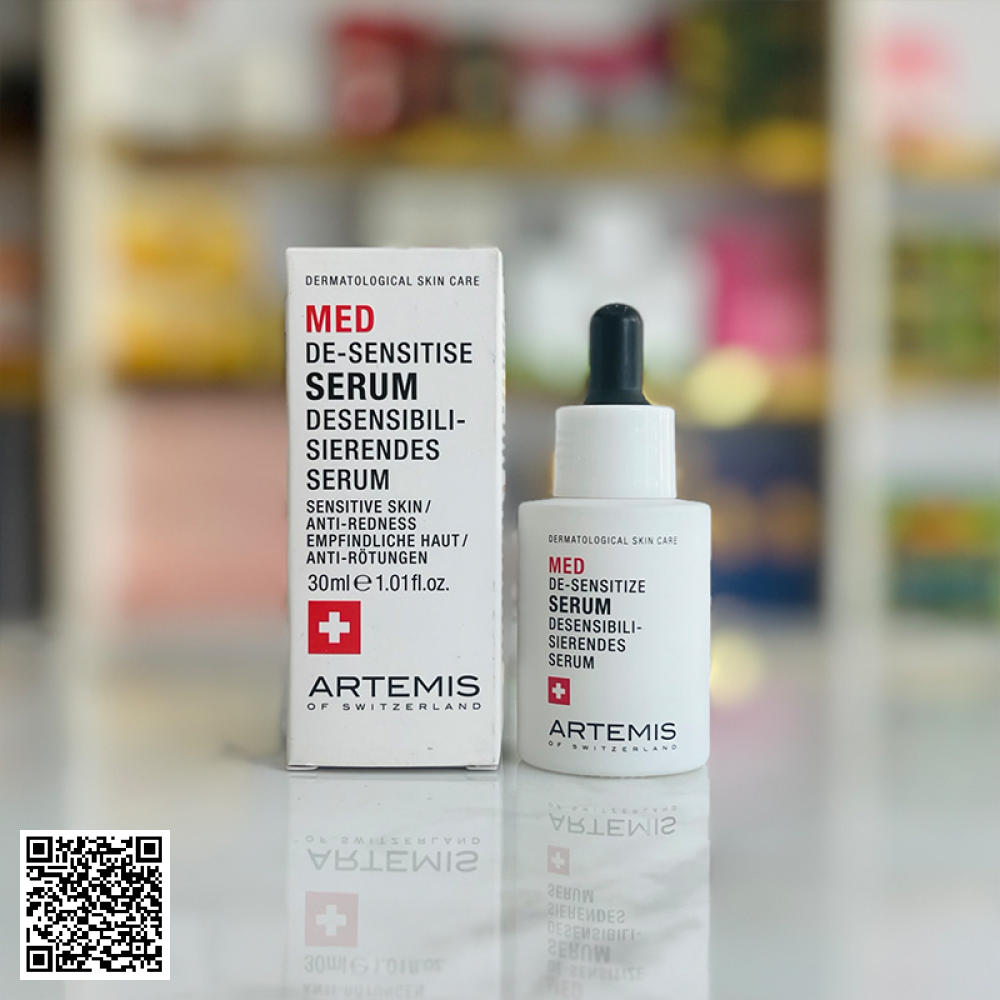 Serum Dịu Da, Giảm Mẩn Đỏ Artemis MED De-Sensitize Serum Từ Thuỵ Sĩ 30ml