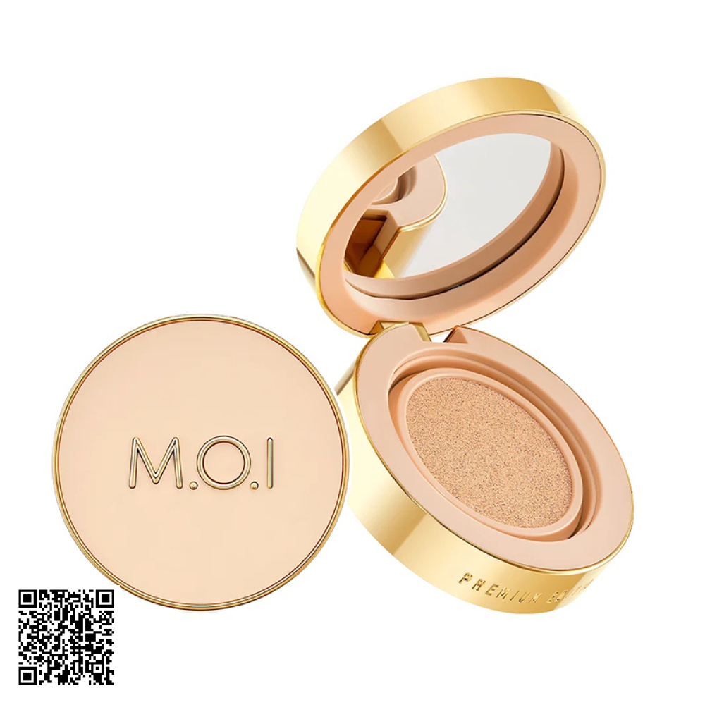 Phấn Nước M.O.I Premium Baby Skin Cushion Tone Trắng Hồng Từ Hàn Quốc