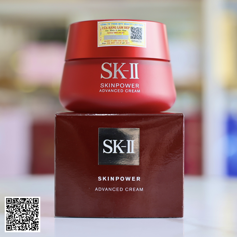 Kem Dưỡng Chống Lão Hóa Cấp Ẩm Da SK-II Skinpower Advanced Cream Nhật Bản 80g