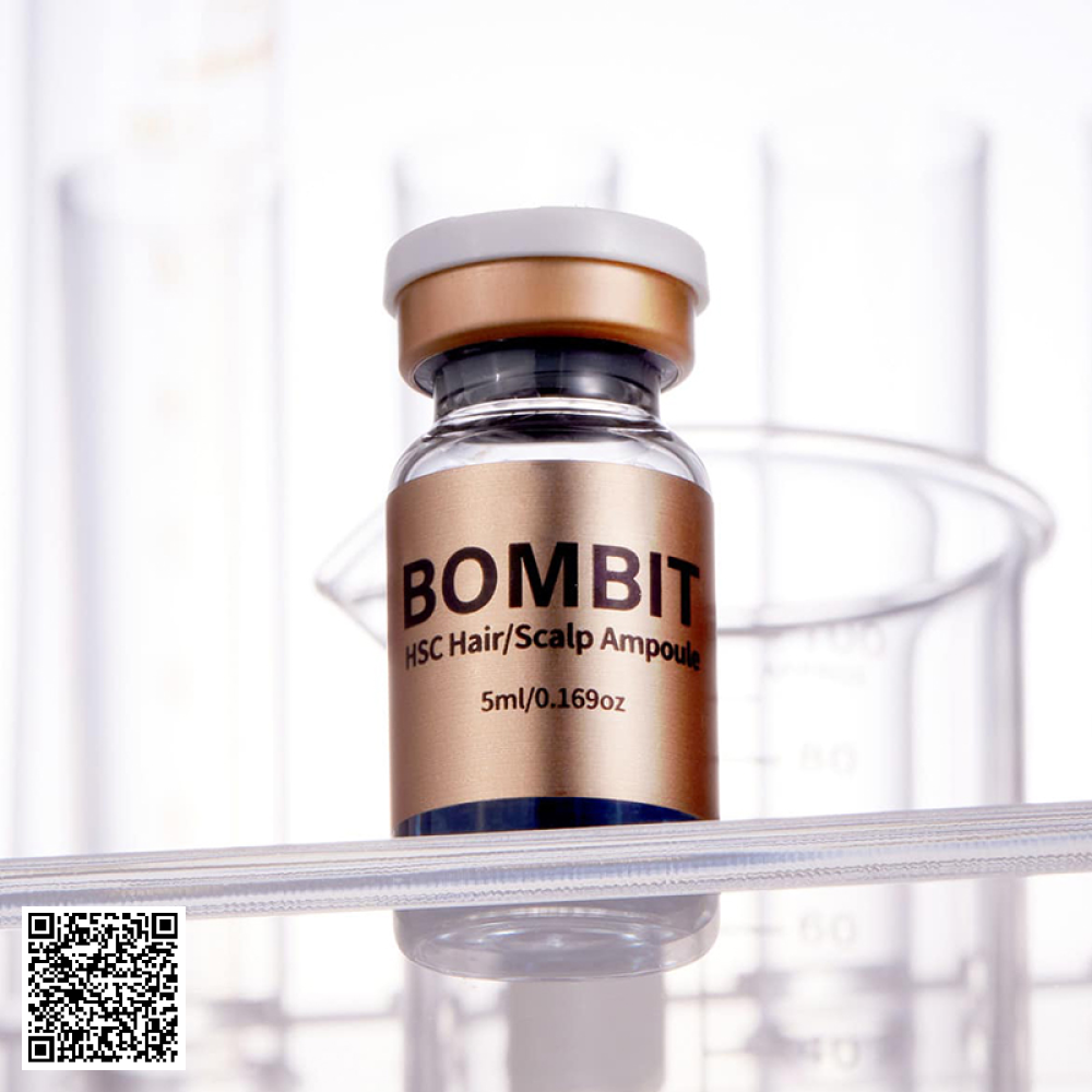 Tinh Chất BOMBIT HSC Hair/Scalp Ampoule Kích Thích Mọc Tóc, Trẻ Hóa Da Đầu Từ Hàn Quốc 5ml x 4 Lọ 