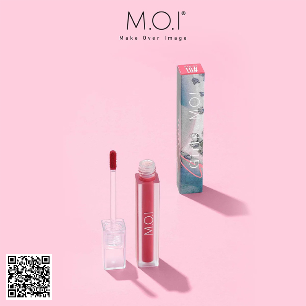 Son Nhung Lì M.O.I Sgirls Summer Edition No.1 – Màu Hồng Baby