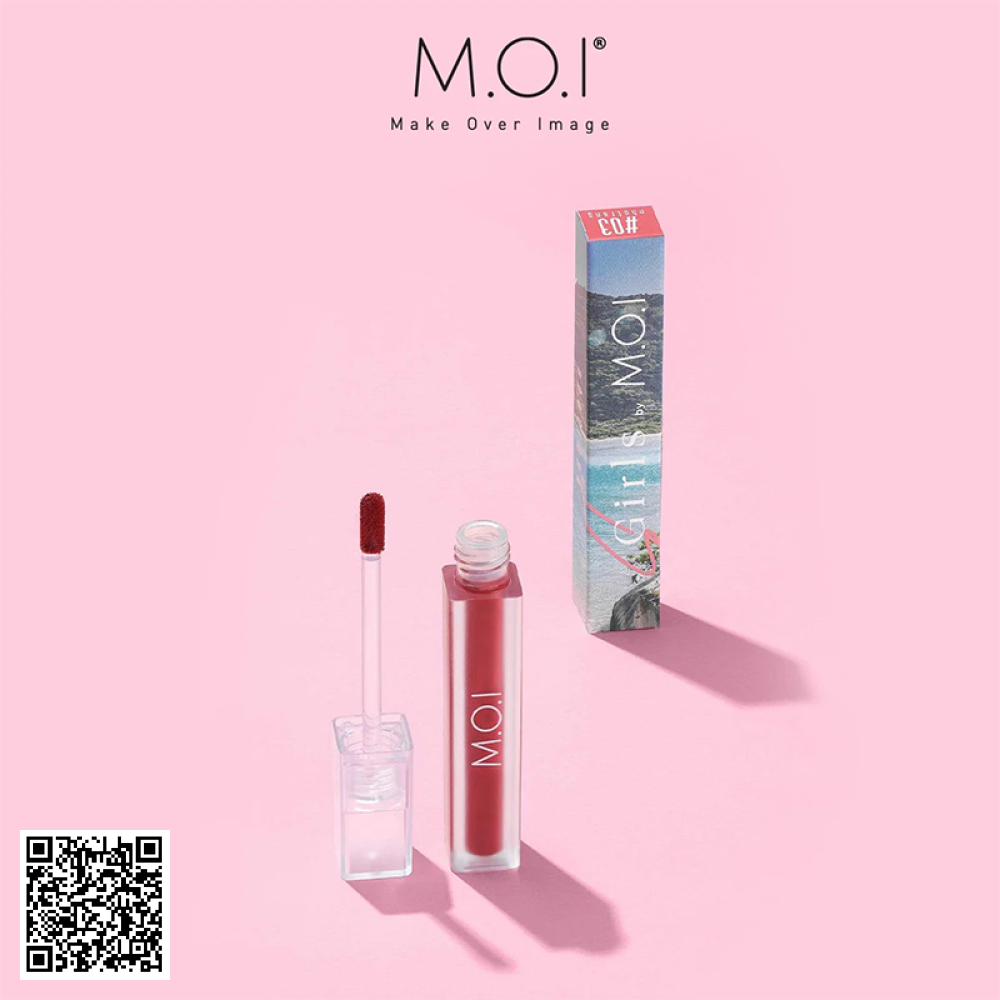 Son Nhung Lì M.O.I Sgirls Summer Edition No.3 – Màu Cam San Hô