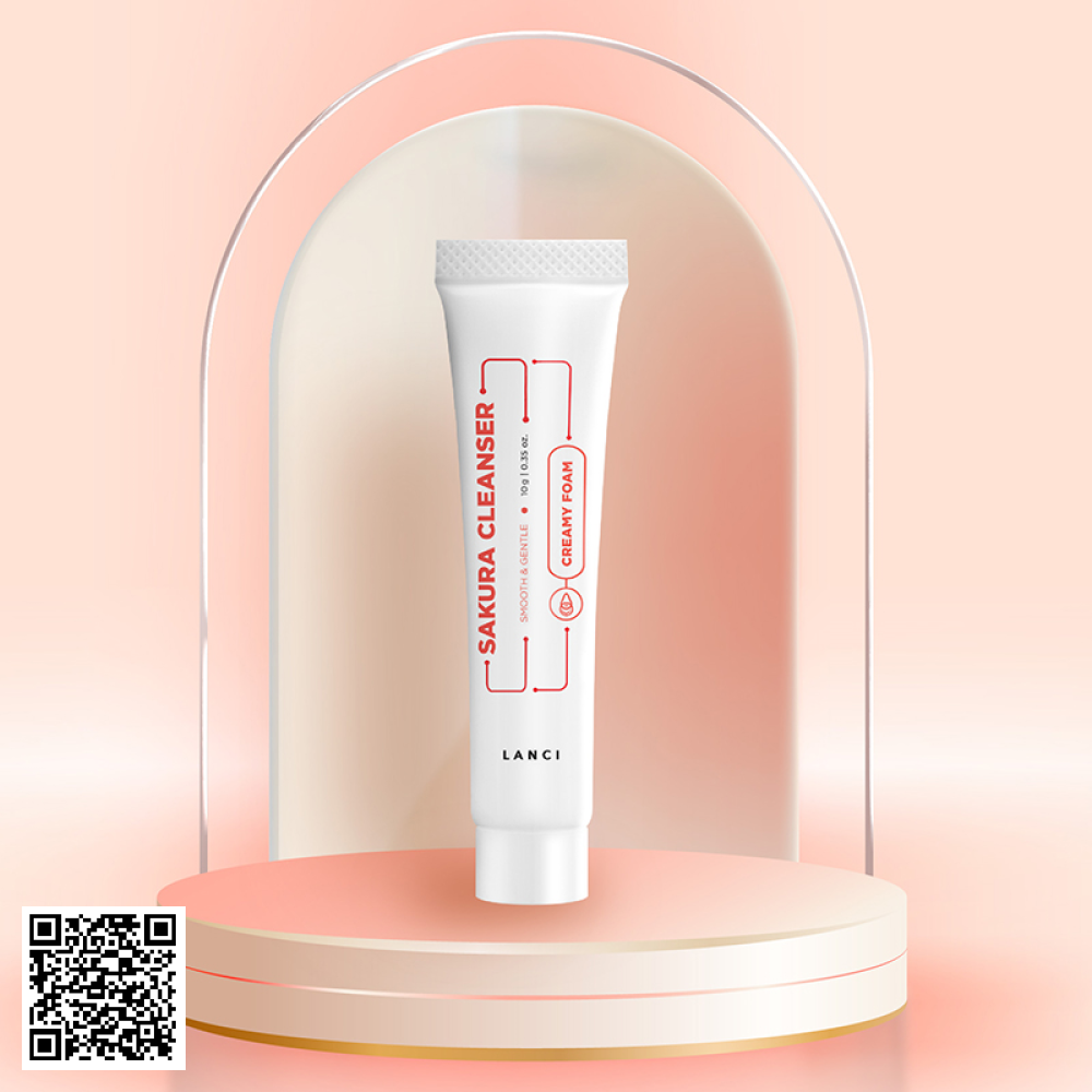 Sữa Rửa Mặt Dịu Nhẹ Lanci Sakura Cleanser 10ml