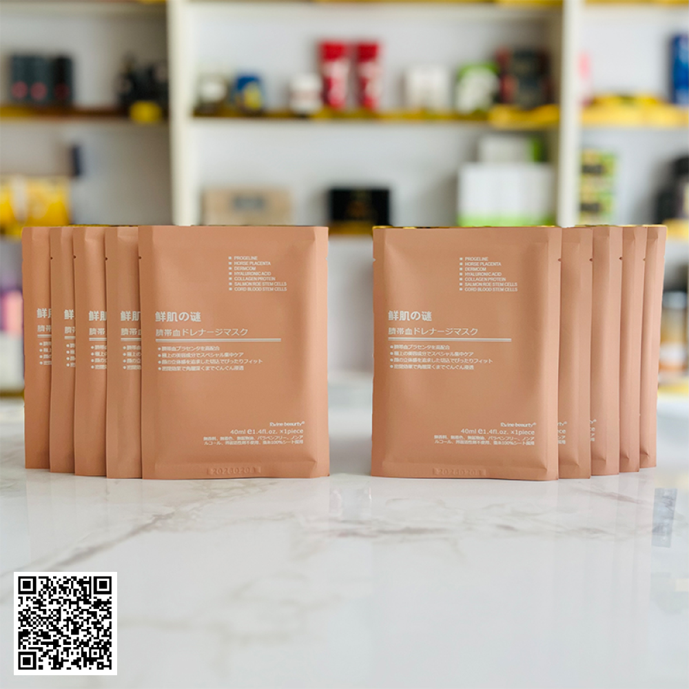 Mặt Nạ Nhau Thai Rwine Beauty Steam Cell Placenta Mask 10 Miếng