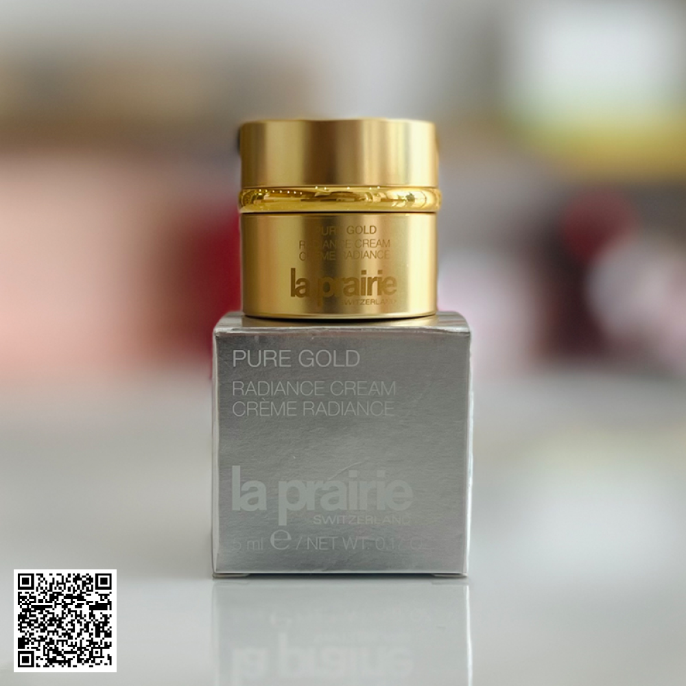 Kem Dưỡng Da La Prairie Pure Gold Radiance Cream Revitalising Moisturising Cream Thụy Sĩ 5ml