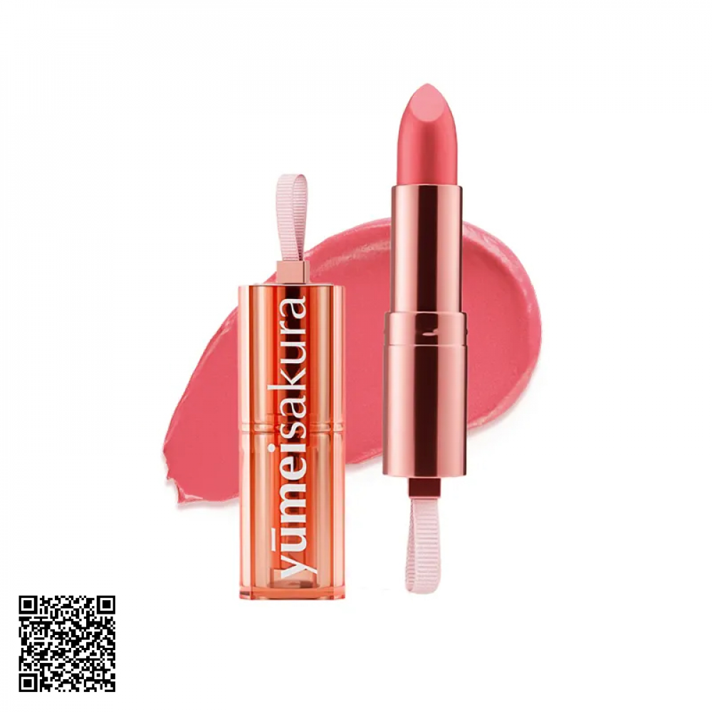 Son Lì Yumeisakura Chotto Matte YMS18 Milky Orange Cam Sữa