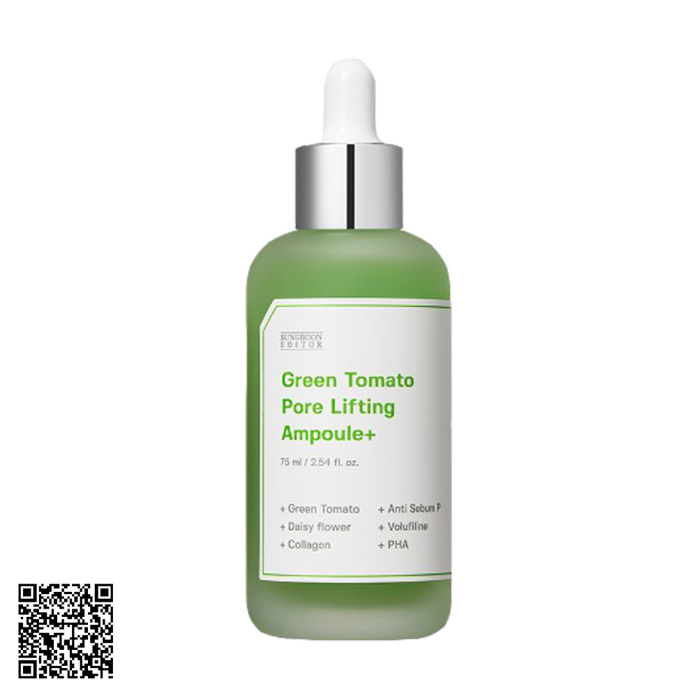 Serum Cà Chua Xanh SungBoon Green Tomato Pore Lifiting Ampoule+ 75ml