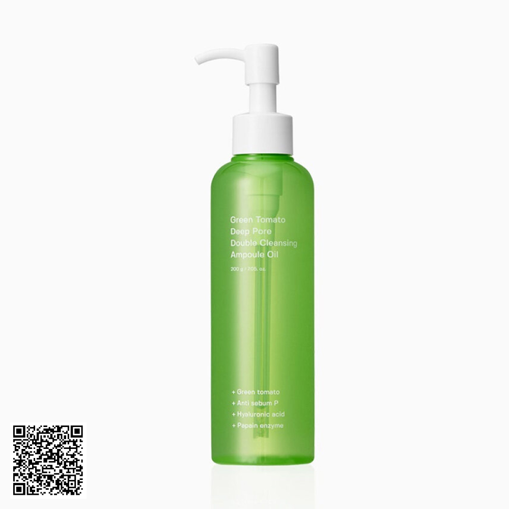 Dầu Tẩy Trang SungBoon Editor Green Tomato Deep Pore Double Cleansing Ampoule Oil 200ml