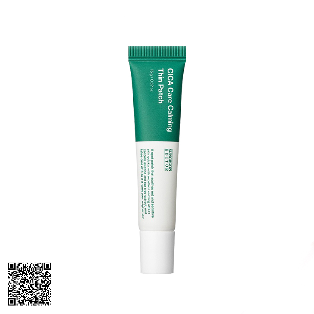 Kem Dưỡng Rau Má Che Phủ Mụn Sungboon Editor Cica Care Calming Thin Patch 15g