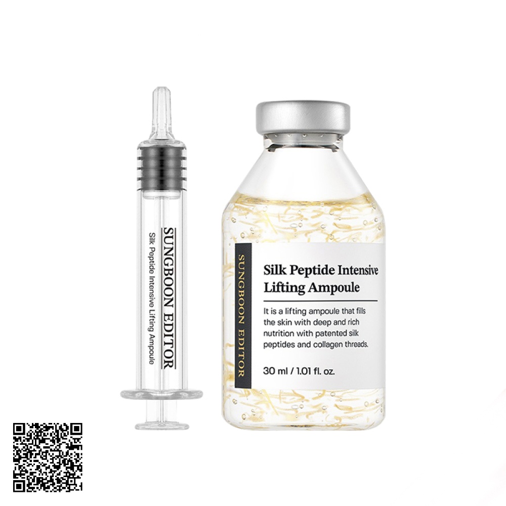 Tinh Chất Hỗ Trợ Ngừa Lão Hóa Sungboon Editor Silk Peptide Intensive Lifting Ampoule 30ml