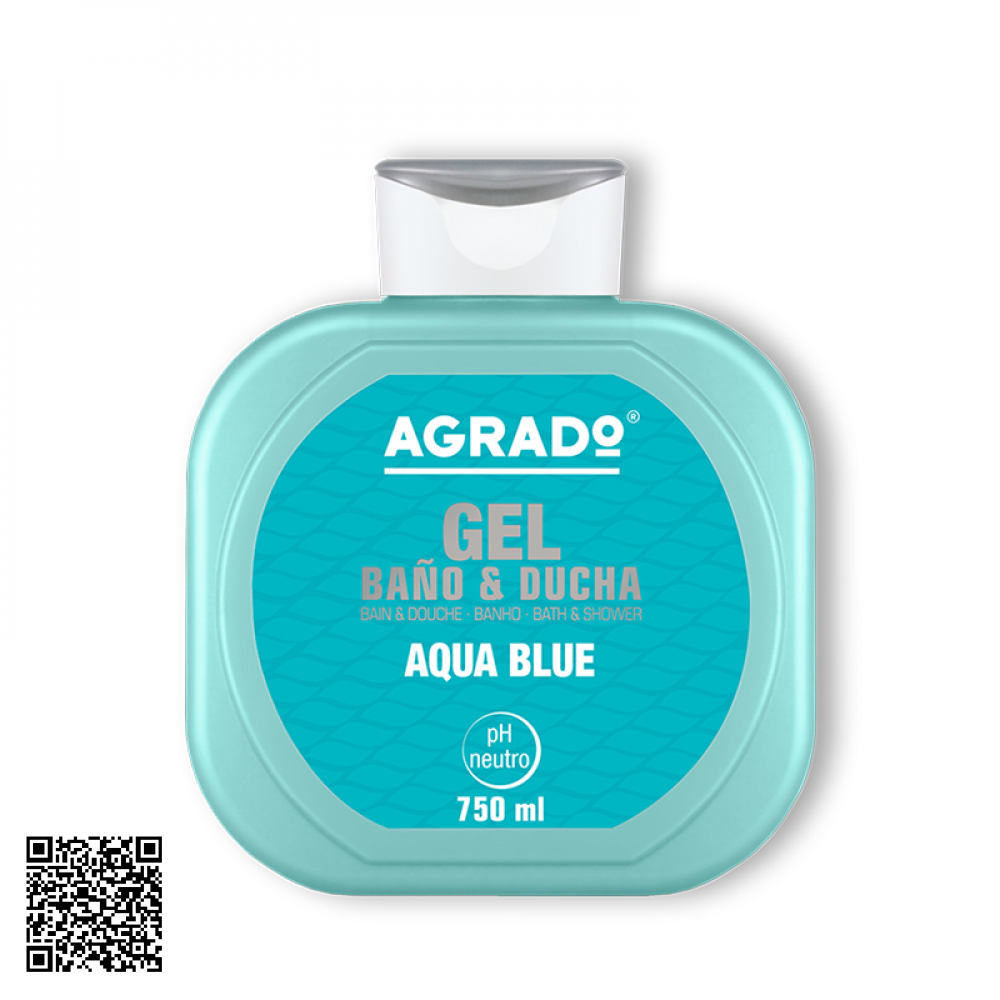 Sữa Tắm Agrado Gel Bano & Ducha Aqua Blue Từ Tây Ban Nha 750ml