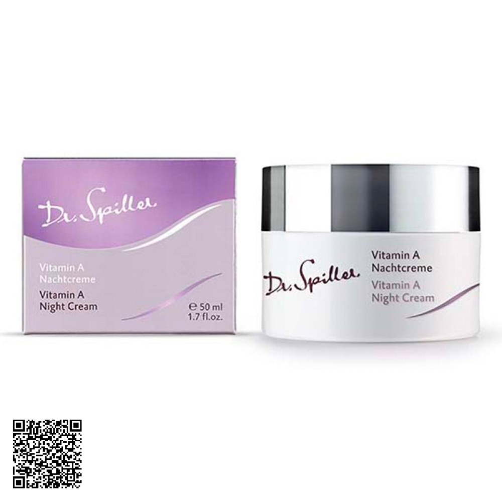 Kem Dưỡng Da Hỗ Trợ Ngừa Lão Hóa Ban Đêm Dr.Spiller Vitamin A Night Cream 50ml