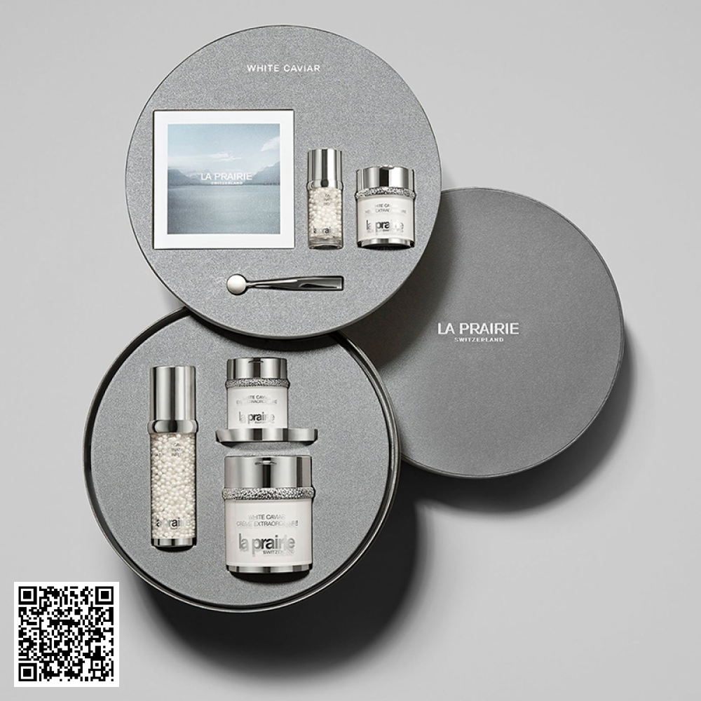 Set Dưỡng Trắng Da La Prairie White Caviar Luxury Ritual Từ Thuỵ Sĩ