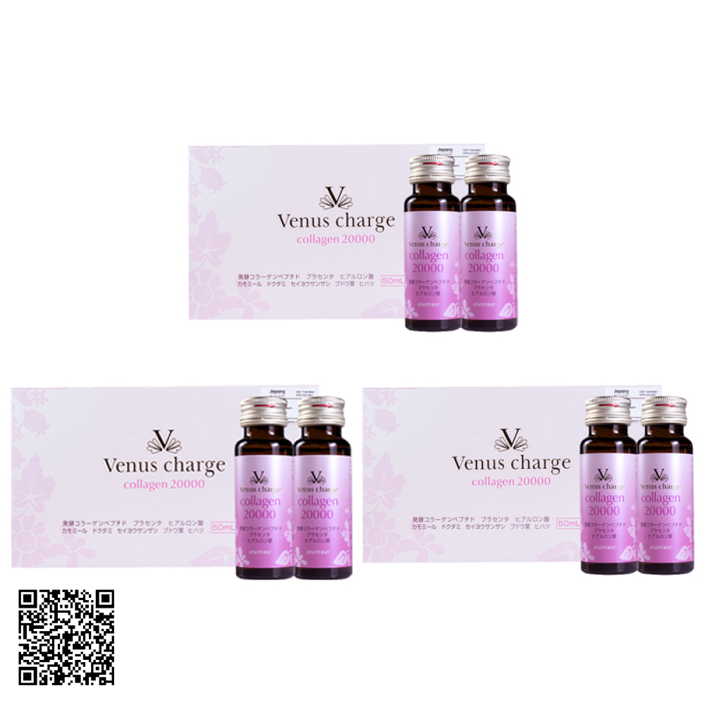 Liệu Trình Nước uống Collagen Venus Charge 20,000mg 