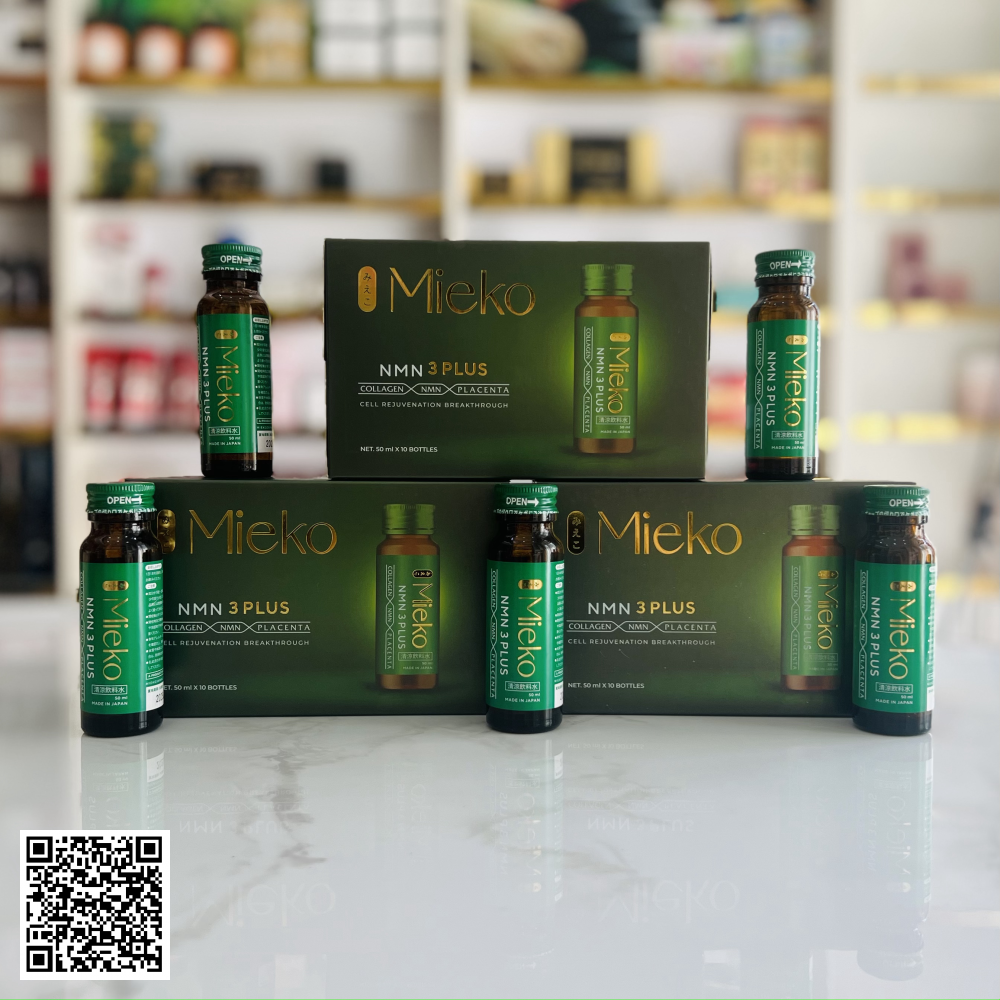 Liệu Trình Nước Uống Mieko NMN 3 Plus Từ Nhật Bản