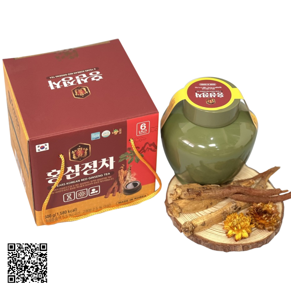 Cao Hồng Sâm 6 Years Korean Red Ginseng Tea Từ Hàn Quốc 500g