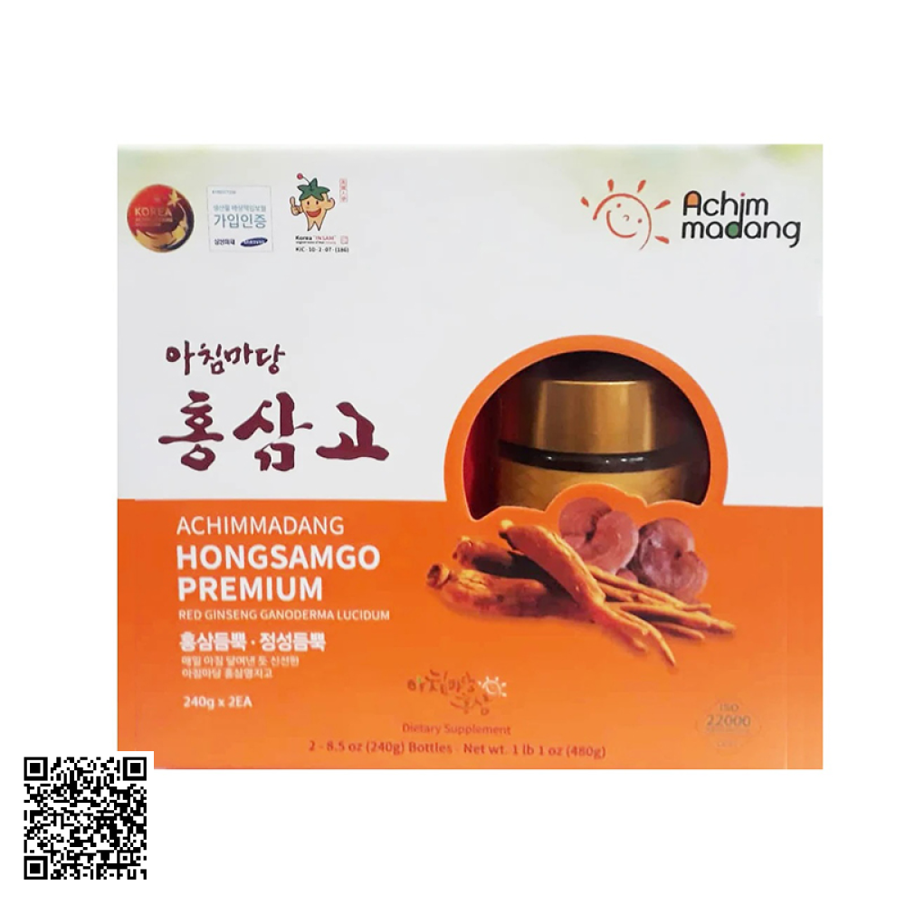 Cao Hồng Sâm Linh Chi Achimmadang Red Ginseng Ganoderma Lucidum Từ Hàn Quốc
