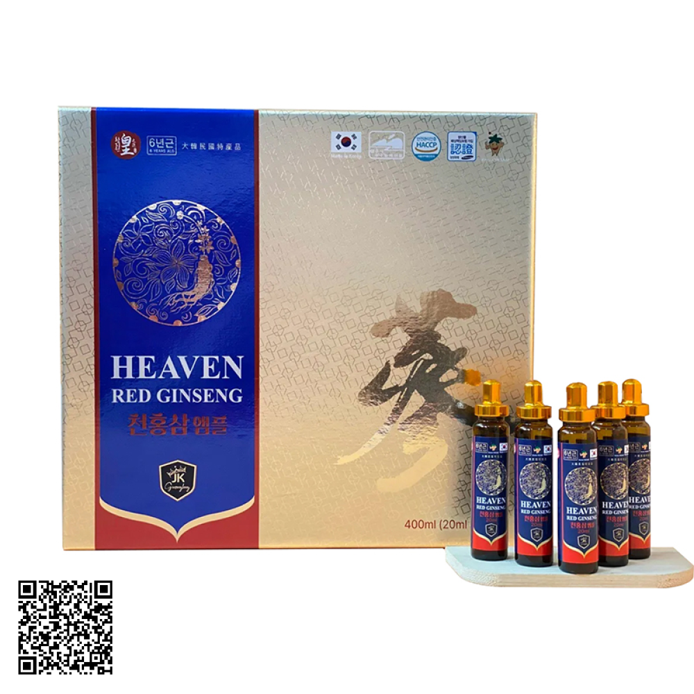 Tinh Chất Thiên Sâm Ginseng King Heaven Red Ginseng Từ Hàn Quốc 20 Ống