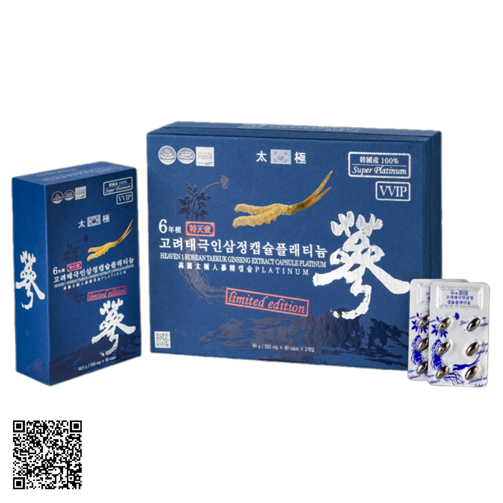 Viên Thiên Sâm Đông Trùng Hạ Thảo Super Platinum Limited Edition Từ Hàn Quốc